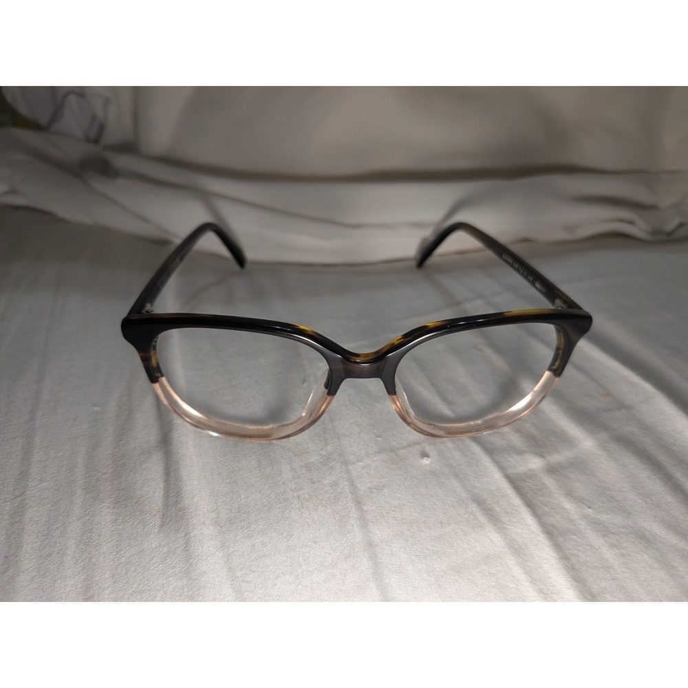 Warby Parker LAUREL 615 Eyeglasses Frame 52-17-140 Brown Crystal Fade Rim